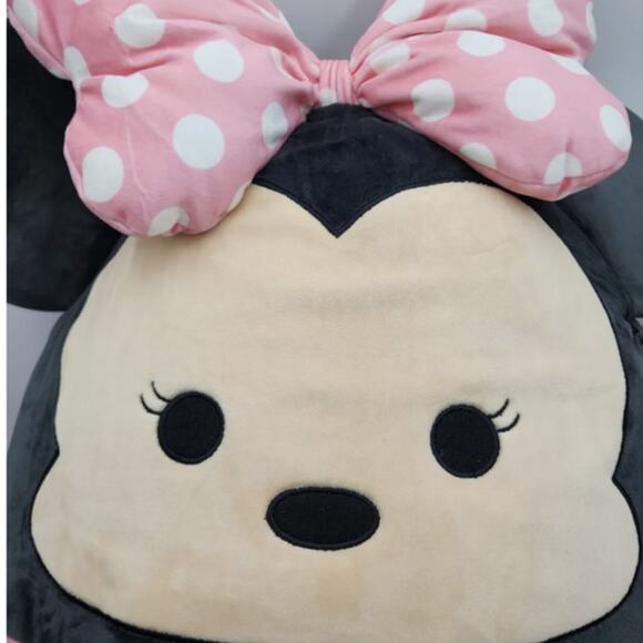 Disney Squishmallows Minnie Mouse 20" Plush Kellytoy Pillow Squish Jumbo Holiday - Picture 3 of 6